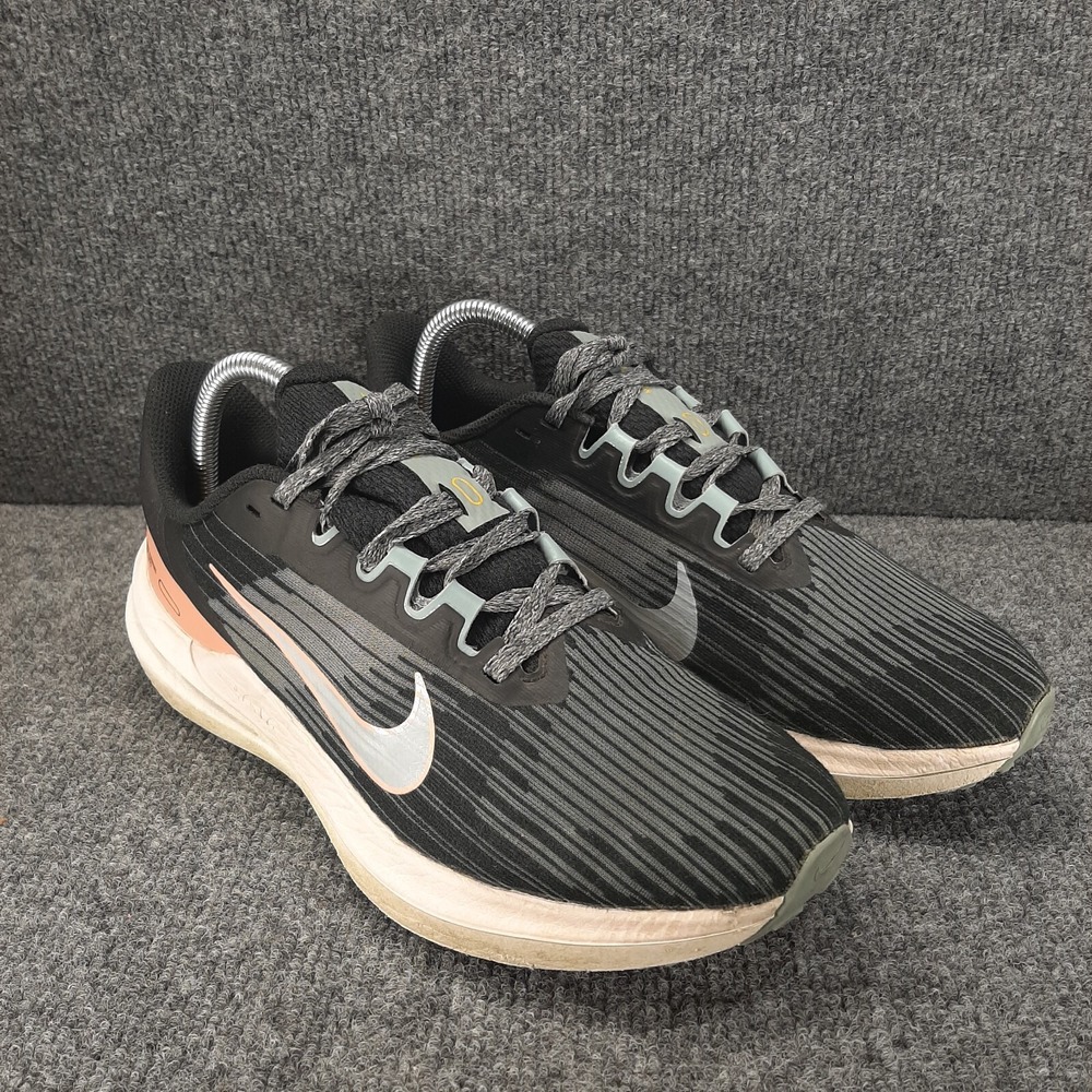 Nike Winflo 9 Womens Running Shoes Size 9 DD8686-004 Black Orange